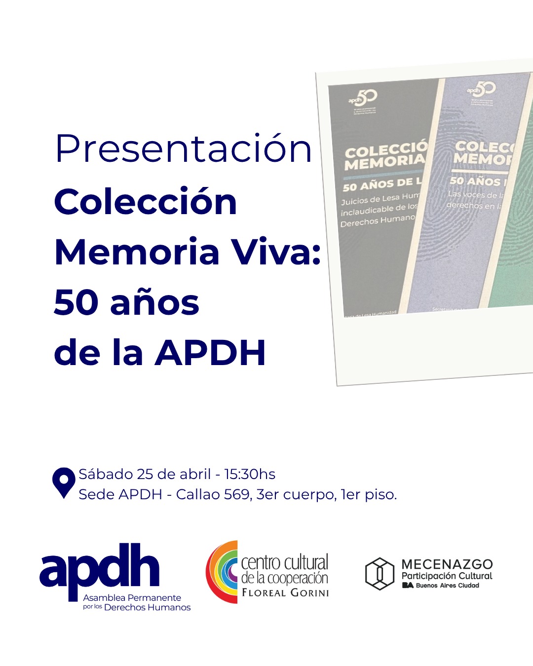 Flyer presentación colección